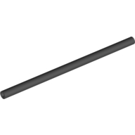 Hose Rigid 3mm D. 8L / 6.4cm (Black)
