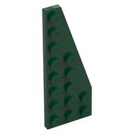 Wedge Plate 8 x 3, 22° Right (Dark Green)