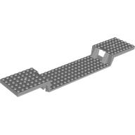 Vehicle Base, Train 6 x 34 Split-Level without Bottom Tubes (Light Bluish Gray)