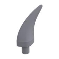 Animal Body Part, Barb / Claw / Tooth / Talon / Horn, Medium (Flat Silver)