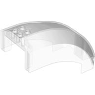 Windscreen 12 x 6 x 6 Curved without Pin Holes (Trans-Clear)