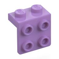 Bracket 1 x 2 - 2 x 2 (Medium Lavender)