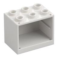 Cupboard 2 x 3 x 2 with Hollow Studs (White)