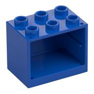 Cupboard 2 x 3 x 2 with Hollow Studs (Blue)