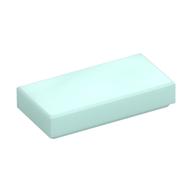 Tile 1 x 2 with Groove (Light Aqua)