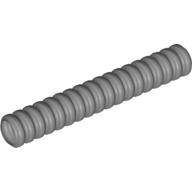Hose, Ribbed 7mm D. 6L / 4.8cm (Flat Silver)