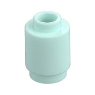 Brick Round 1 x 1 Open Stud (Light Aqua)