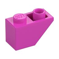 Brick Sloped Inverted 45° 2 x 1 (Dark Pink)