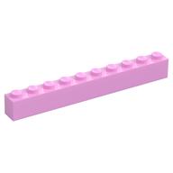 Brick 1 x 10 (Bright Pink)