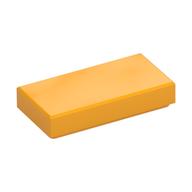 Tile 1 x 2 with Groove (Bright Light Orange)