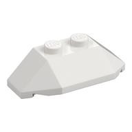 Brick Wedged, Sloped 45° 2 x 4 Triple (White)