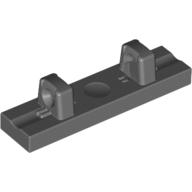Hinge Tile 1 x 4 Locking Dual 1 Fingers on Top [8 Locking Ridges] (Dark Bluish Gray)