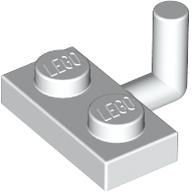 Plate Special 1 x 2 with Bar Up [Horizontal Arm 6mm] (White)