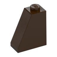 Brick Sloped 65° 2 x 1 x 2 (Dark Brown)