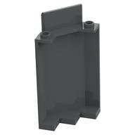 Panel 3 x 3 x 6 Corner Wall without Bottom Indentations (Dark Bluish Gray)