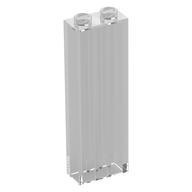 Brick 1 x 2 x 5 without Side Supports (Trans-Clear)