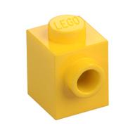 Brick Special 1 x 1 with Stud on 1 Side (Yellow)