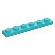 Plate 1 x 6 (Medium Azure)