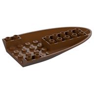 Aircraft Fuselage Curved Forward 6 x 10 Bottom (Reddish Brown)