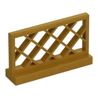 Fence Lattice 1 x 4 x 2 (Pearl Gold)