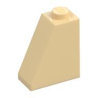 Brick Sloped 65° 2 x 1 x 2 (Tan)