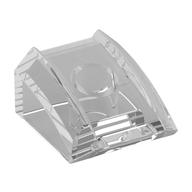Brick Curved 2 x 2 with Lip, No Studs (Trans-Clear)