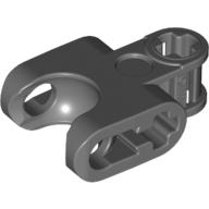 Technic Axle Connector 2 x 3 with Ball Socket, Open Lower Axle Holes (Dark Bluish Gray)