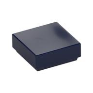 Tile 1 x 1 with Groove (Dark Blue)
