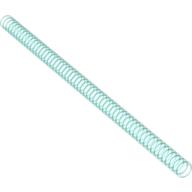 Hose, Ribbed 7mm D. 19L / 15.2cm (Trans-Light Blue)