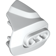 Large Figure Limb Cover, Size 3, Armor with Ball Joint Socket (White)