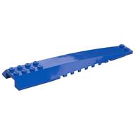 Brick Wedged, Curved 16 x 4 Triple with Inner Ridges (Blue)
