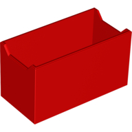 Battery Box Lower Half 4 x 8 x 4 [AAA] (Red)