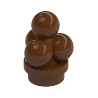 Food Ice Cream Scoops (Reddish Brown)