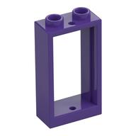 Window 1 x 2 x 3 Flat Front (Dark Purple)