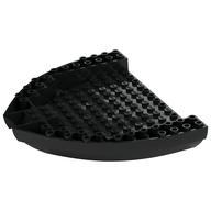 Boat Hull Section, Brick 16 x 13 x 2 (Black)