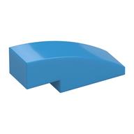Brick Curved 3 x 1 No Studs (Dark Azure)