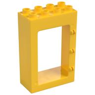 Duplo Door Frame 2 x 4 x 5 (Yellow)