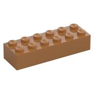 Brick 2 x 6 (Medium Nougat)