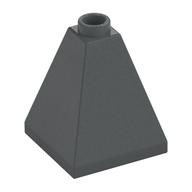 Brick Sloped 75° 2 x 2 x 2 Quadruple Convex (Dark Bluish Gray)