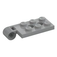 Hinge Plate 2 x 4 with Pin Hole with 3 Holes - Top (Light Bluish Gray)