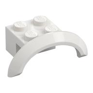 Wheel Arch, Mudguard 4 x 2 1/2 x 1 (White)