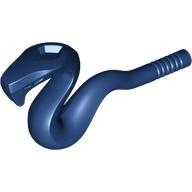 Animal, Snake with Straight Tail (Dark Blue)