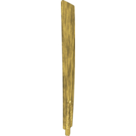 Propeller 1 Blade 2 x 16 with Axle (Pearl Gold)