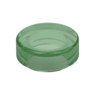 Tile Round 1 x 1 (Trans-Green)