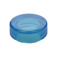 Tile Round 1 x 1 (Trans-Dark Blue)