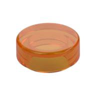 Tile Round 1 x 1 (Trans-Orange)