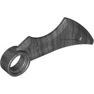 Wing / Blade 1 x 4 with Pin Hole (Pearl Titanium)