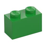 Brick 1 x 2 (Bright Green)