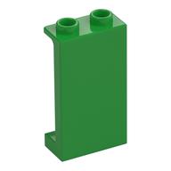Panel 1 x 2 x 3 [Side Supports / Hollow Studs] (Bright Green)
