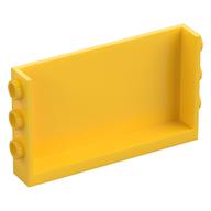 Panel 1 x 6 x 3 with Studs on Sides (Yellow)